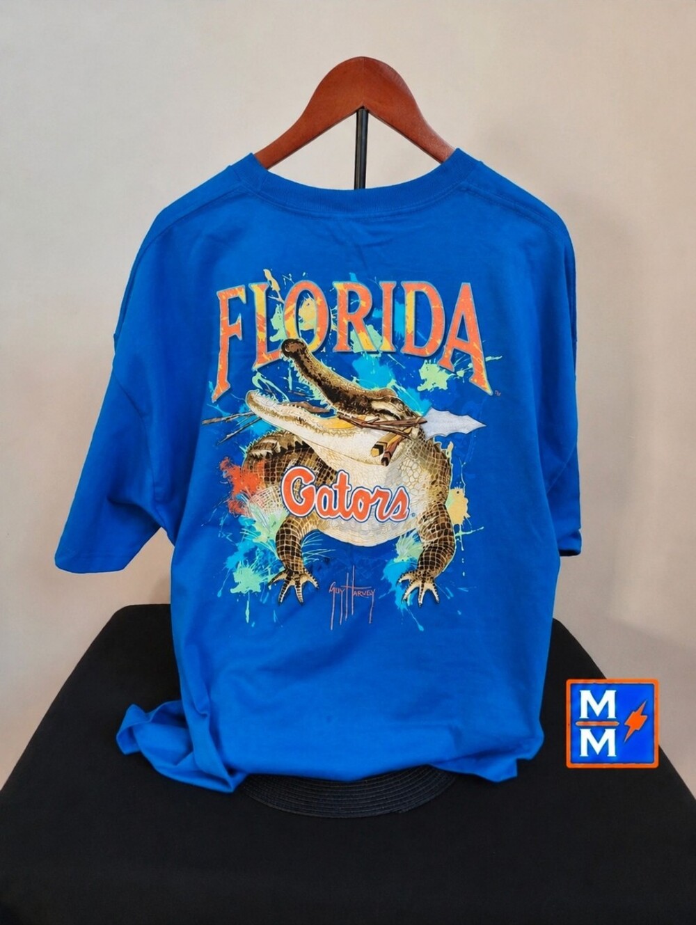 Classic Guy Harvey Royal Blue Florida Gators Crewneck Tee. NWT. XXL